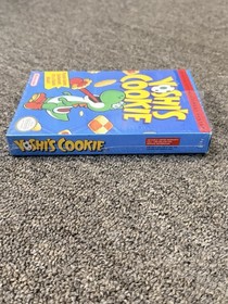 YOSHI'S COOKIE NINTENDO NES GAME BOX MANUAL