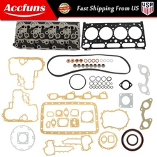 V2203 Complete Cylinder Head with Full Gasket Kit Fits For Kubota Engine Bobcat