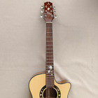 40" Cutaway Acoustic Guitar Spruce Wood Top Sapele Plywood Back Bone Nut Gigbag — photo 4