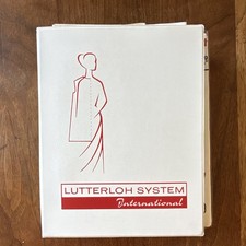 Lutterloh System International Sewing Pattern Drafting Kit Binder, open box