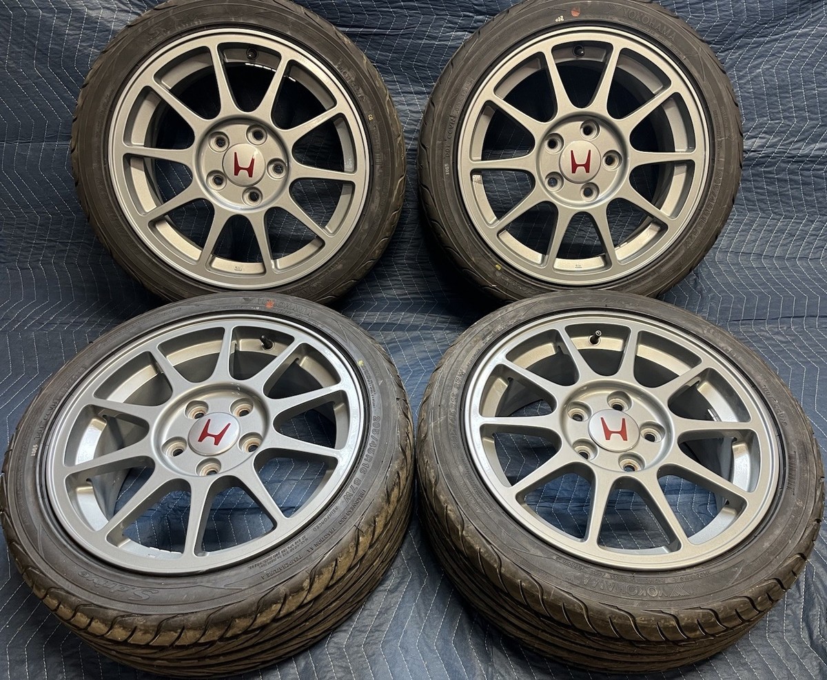JDM Honda Integra Type R 98SPEC OEM 16” Gun Metal Wheels 205/45R16 