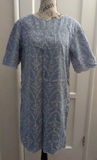 Lauren Ralph Lauren Women’s Blue Embroidered Midi Dress Size 2