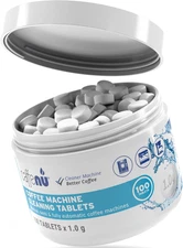 Espresso Cleaning Tablets. 100 X 0.035 Oz Coffee Cleaner Tablets. Machine Cleani