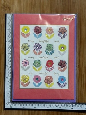 Papyrus Greeting Card Mother's Happy Mothers MOM loving thoughtful sweet floral