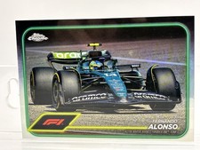 2025 Topps Chrome Formula 1 F1 Fernando Alonso Refractor  #81