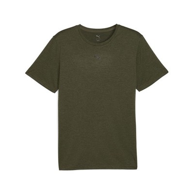PUMA Train All Day Essentials Heather Cat Crew Neck Short Sleeve T-Shirt Mens Si