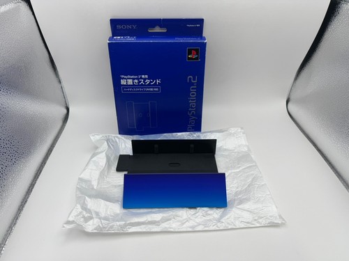 Official Sony PlayStation 2 PS2 Vertical Stand Blue SCPH-10220 w/ Box