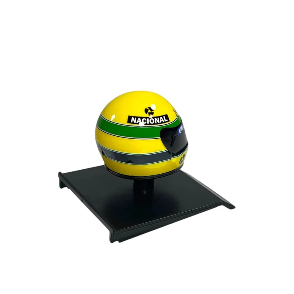 Mini Helmet Minichamps 1/10 Ayrton Senna 1985 - Immagine 3 di 4