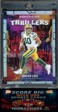 2024 Panini ROOKIES & STARS - Thrillers JORDAN LOVE SILVER PRIZM #T-JLE WITH MAG