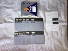 Sony floppy disk MD-2D 5.25" (130mm) box of 10 new double sided/high density