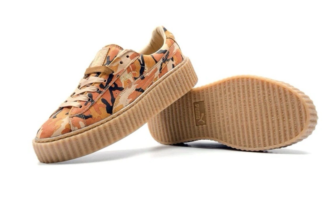 PUMA Fenty by Rihanna Women's Creeper,  Org Camo, Size 7, New Box,Never Worn