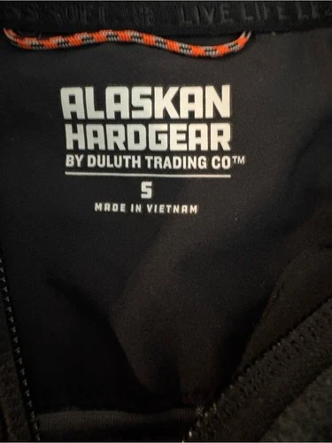 Alaskan Hardgear AKHG Blackburn Grid Fleece Full Zip Hoodie Gray Men’s S image 2