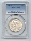 1942-D Walking Liberty Half Dollar, PCGS MS-64
