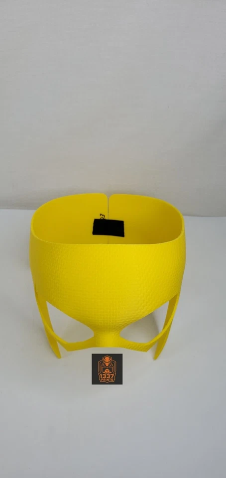 Безлинзовая непобедимая черная и желтая маска для косплея на Хэллоуин носимая с 3D-печатью - Изображение 2 из 4