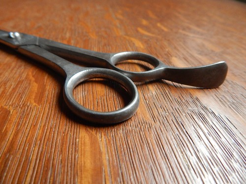 Vintage Antique France Barber Hair Cutting Scissors Gelle Freres Fabricants - Picture 5 of 11