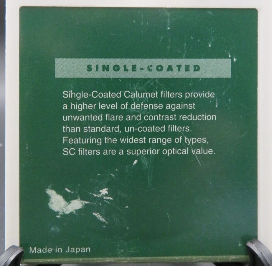 Vintage Calumet SC 49MM Red 25 [A] Filter Camera Lens Japan - Image 3 of 4