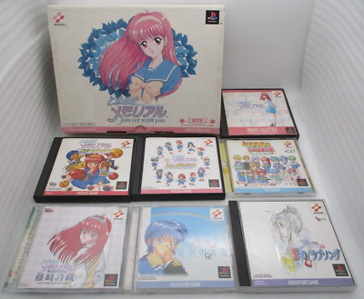 PS1 Tokimeki Memorial Drama Auswahl Puzzle Dama Tokkaedama 8pcs W/Maus Japan