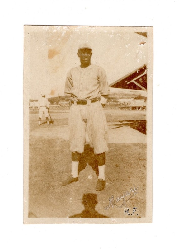1920s Orig UNIDENTIFIED Baseball Card ESTEBAN MAYARI MONTALVO Cuban HOF Player