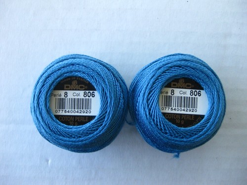 DMC Cotton Perle Thread Size 8 Needlepoint 10g France Lot of 2 - Picture 72 of 113