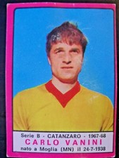 FIGURINE PANINI CALCIATORI 1967/68 - CARLO VANINI - REC