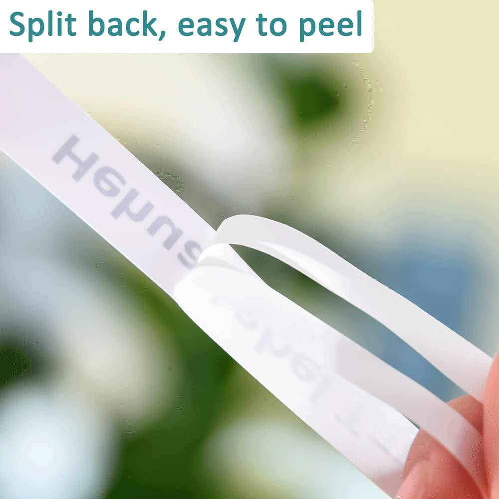 Compatible for Brother Label Maker Tape 12Mm 0.47 White Tze231 Black