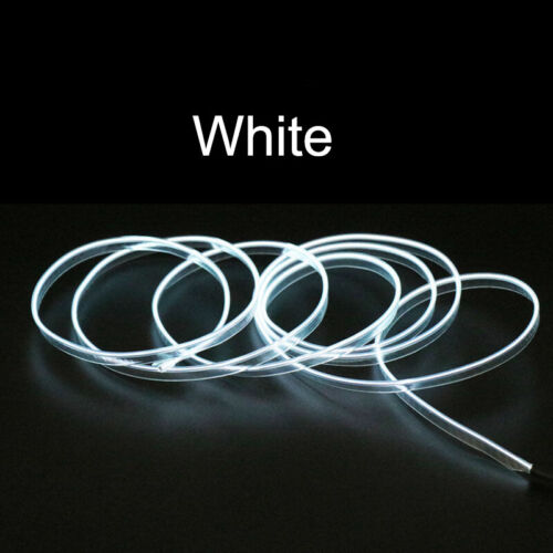Flexible 1M 2M LED Neon Light Glow EL Wire Strip tube Rope Home Car Decor NEW - Picture 10 of 24