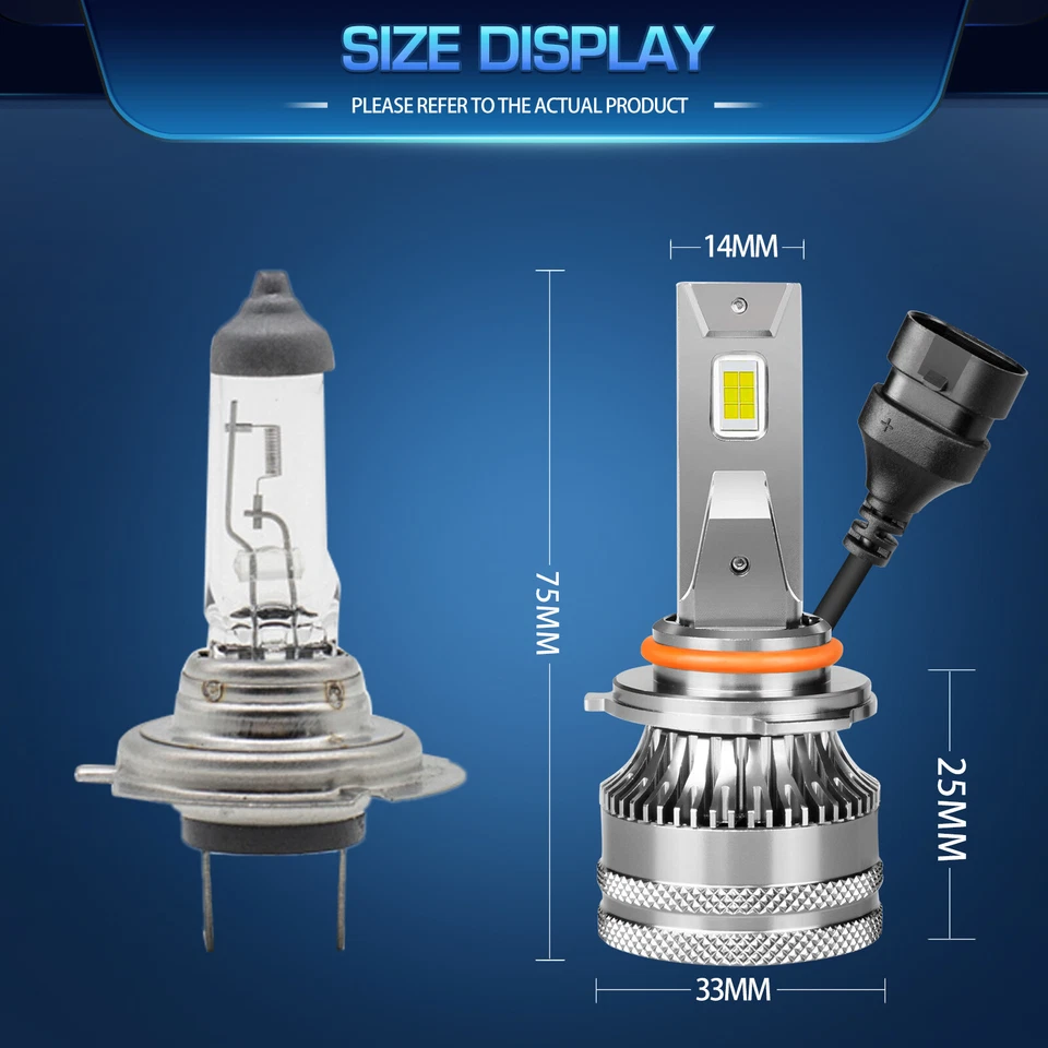 Para Jeep Compass 2011 2012 2013 Faros LED + Bombillas Antiniebla Combo Foto 4 de 4