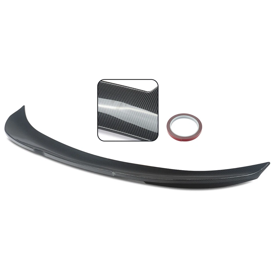 PSM Style Rear Trunk Spoiler Carbon Look For BMW E90 & M3 325i 328i 335i 2005-11 Foto 2 de 4