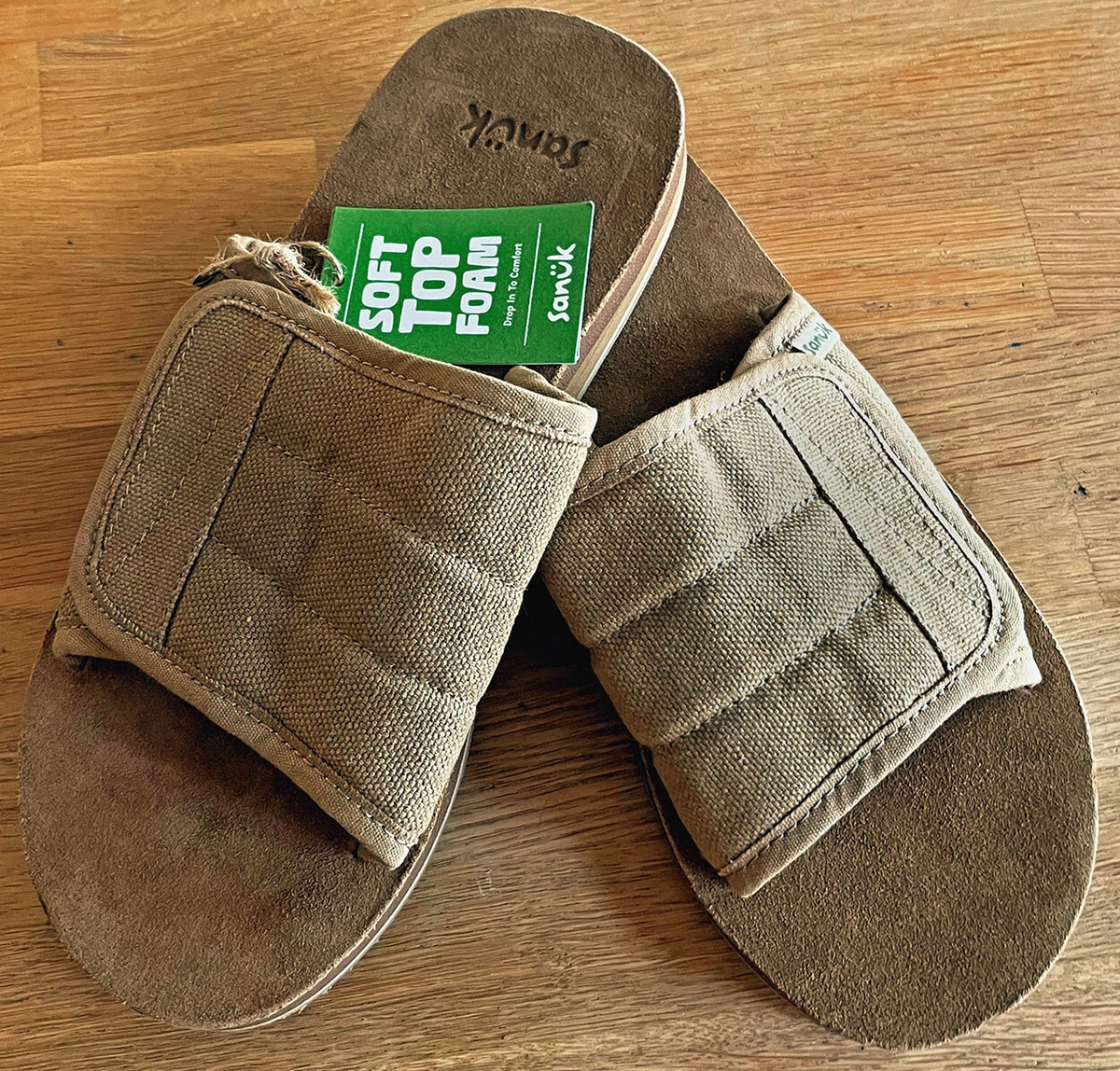 Sanuk Bixby Hemp Slide Sandal Men's Size 7 / New