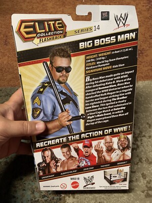 WWE MATTEL BIG BOSS MAN ELITE SERIES 14 WRESTLING ACTION FIGURE