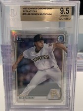 2020 Bowman Chrome Draft Refractors Carmen Miodzinski BGS 9.5