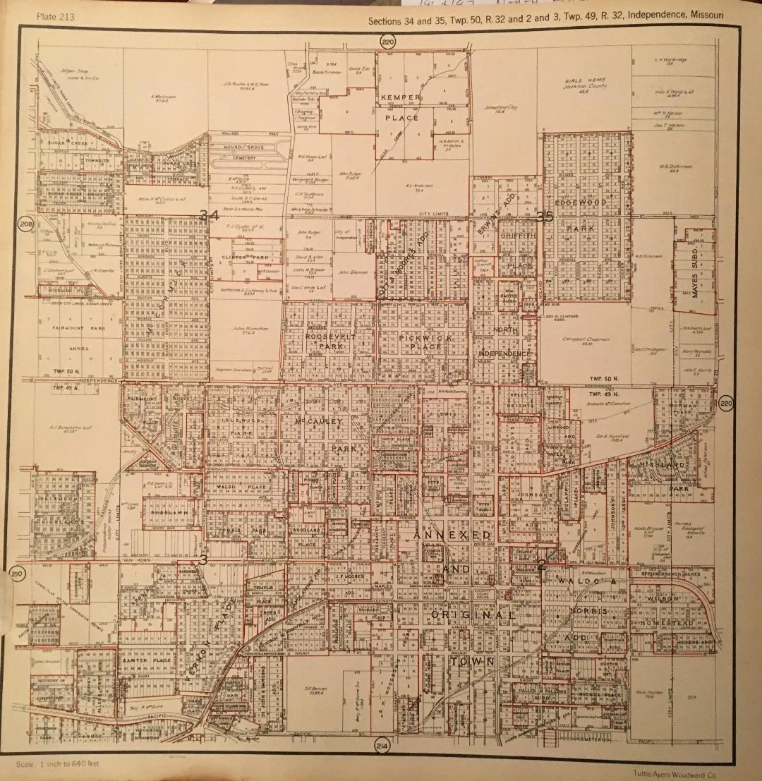 Columbus Missouri Map