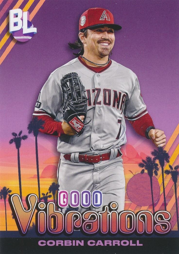 GV-8 CORBIN CARROLL 2024 Topps Big League Baseball GOOD VIBRATIONS
