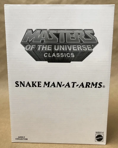 Snake Man At Arms Masters Of The Universe MOTU Classics Matty Mattel MIB