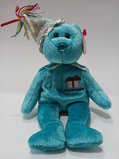 Ty Beanie Baby - DECEMBER the Birthday Teddy Bear 9" With Tags