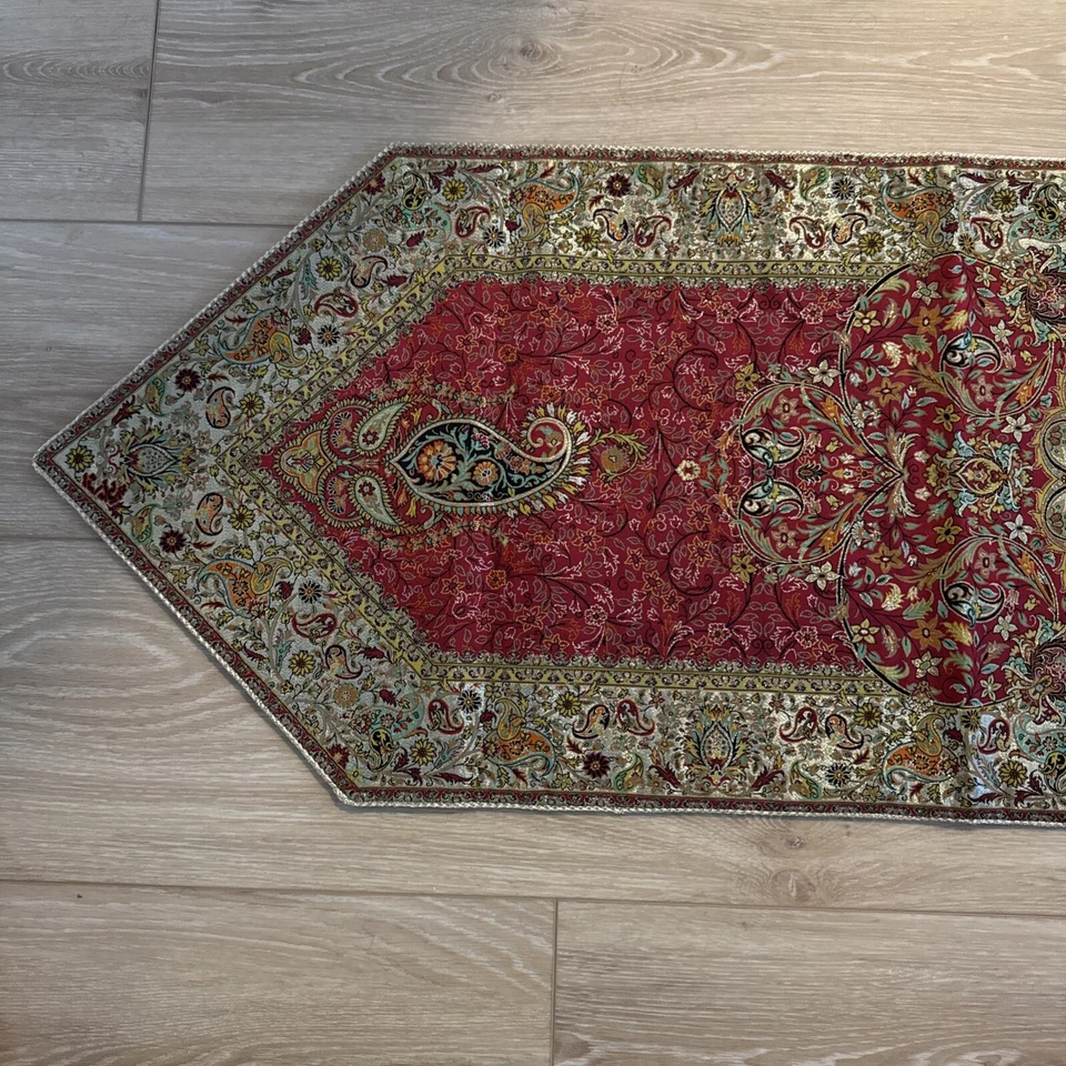 Brand New Handwoven Persian Termeh Traditional Silk Tablecloth,Tapestry, - Image 4 of 4