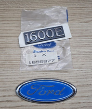 FORD ORION 1600E REAR BADGE 1655877 GENUINE NEW FORD PART VERY RARE NOW