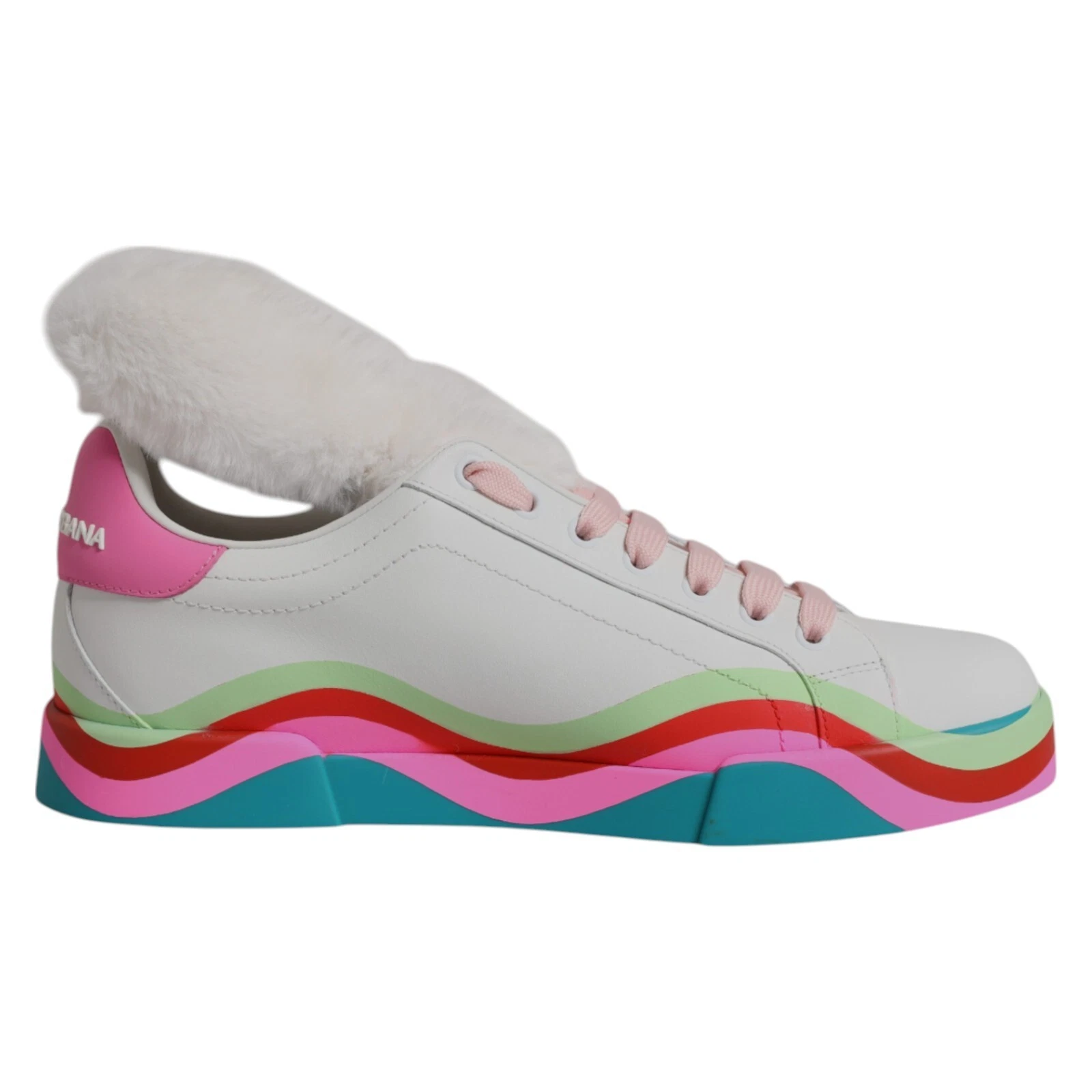 DOLCE & GABBANA Shoes Multicolor Low Top Trainers Sneakers EU35.5 / US5 1290usd