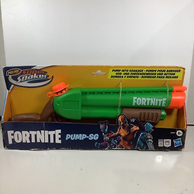 Nerf Fortnite Pump SG Tactical Pump Shotgun Super Soaker Water Blaster Gun NIB
