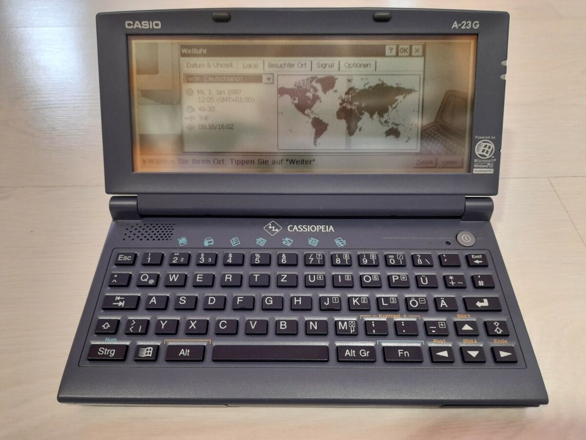 Casio A-23G Cassiopeia Pocket Computer with Maple V and The Casio A-23G Cassiopeia Pocket Computer with Maple V and The