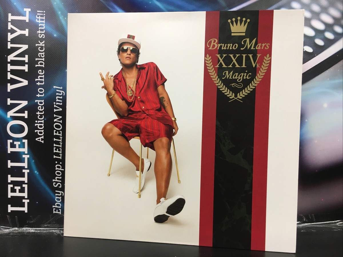 Bruno Mars 24k Magic Gatefold LP Album Vinyl Record