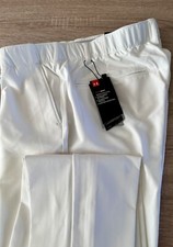 UNDER ARMOUR Womens Golf Slacks Sz 16 Bright White Heat Gear keeps You Cool