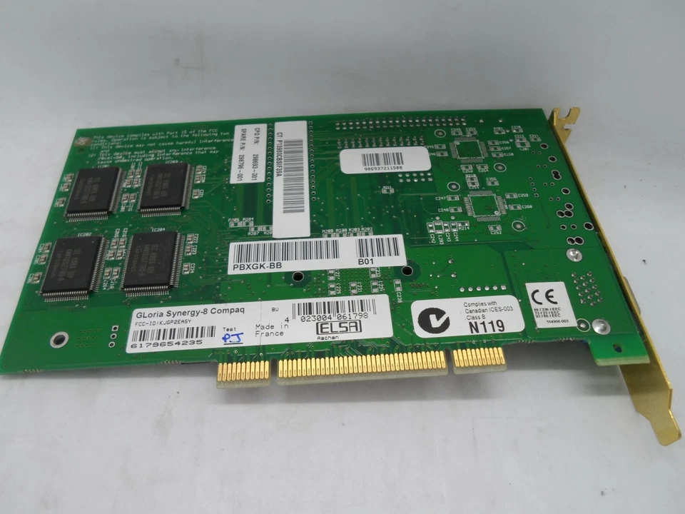 Compaq DEC HP ELSA Gloria PCI Graphic 298693-001 298796-001 PBXGK-BB AlphaServer — 第 3/3 张图片