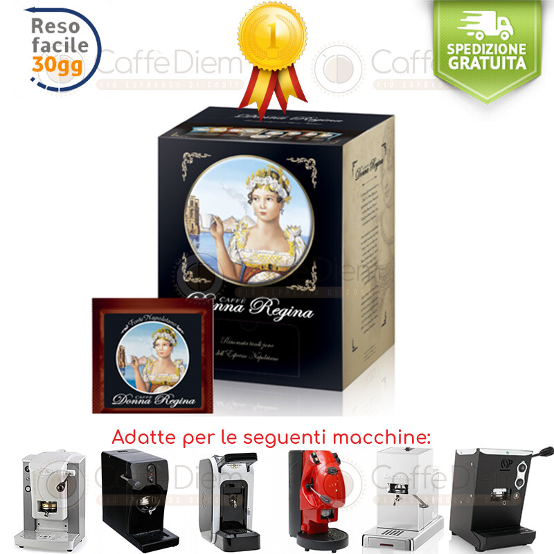 Offertissima300+40 Cialde Caffè Donna Regina  Borbone Miscela Forte Napoletano - Foto 4