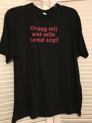Amstel Beer Shirt Amstel Light District Shirt Adult XL Dutch Print Front New