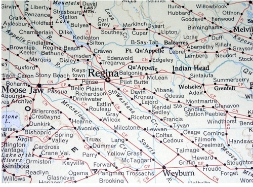 1951 ORIGINAL VINTAGE MAP OF ALBERTA EDMONTON CALGARY / SASKATCHEWAN / CANADA - Picture 4 of 4
