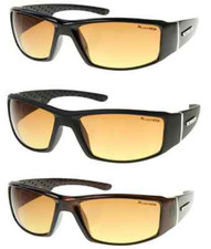 XLOOP SPORT WRAP HD NIGHT DRIVING SUNGLASSES YELLOW HIGH DEFINITION GLASSES