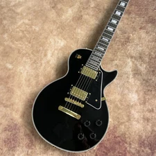 Brand New LP Black Beauty  Pro  Electric Guitar Mahogany Body HH Pickups