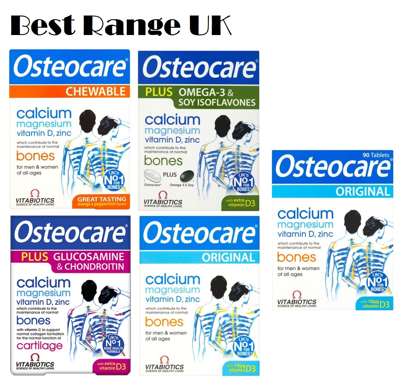 Vitabiotics Osteocare Original Chewable Glucosamine & Chondroitin