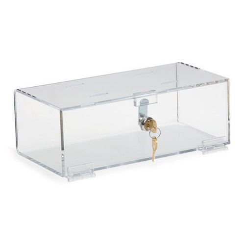 Single Lock Medical Box Medium • 12"W x 6"D x 4.25"H 1 ea